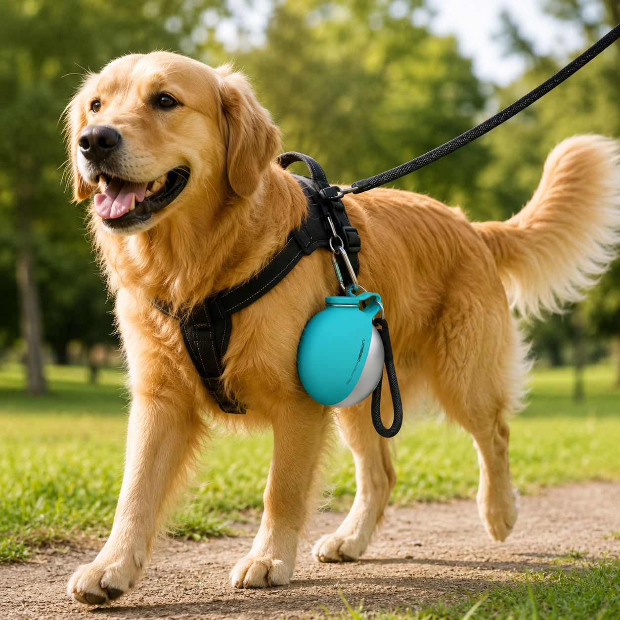 Botella térmica portátil para perros