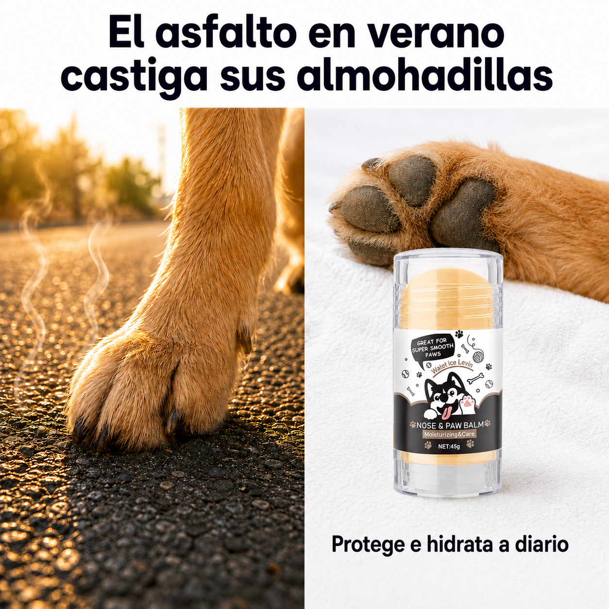Stick Hidratante para Nariz y Almohadillas — Perros y Gatos